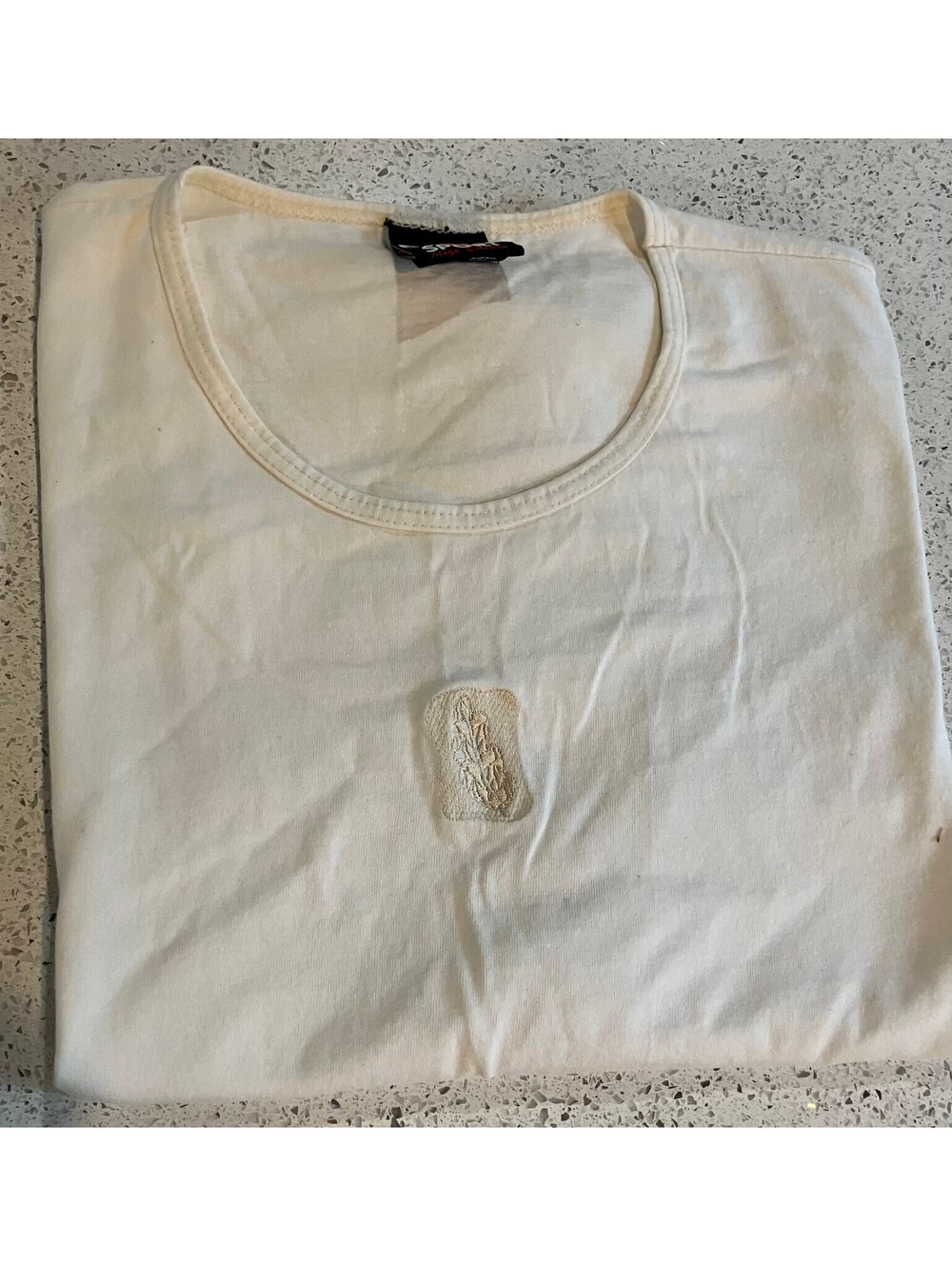 Vintage Signal Sport Blank Tee White 90s Made in USA Single Stitch XL